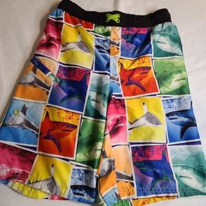 Shark Swim Trunks 10/12 Wonder Nation